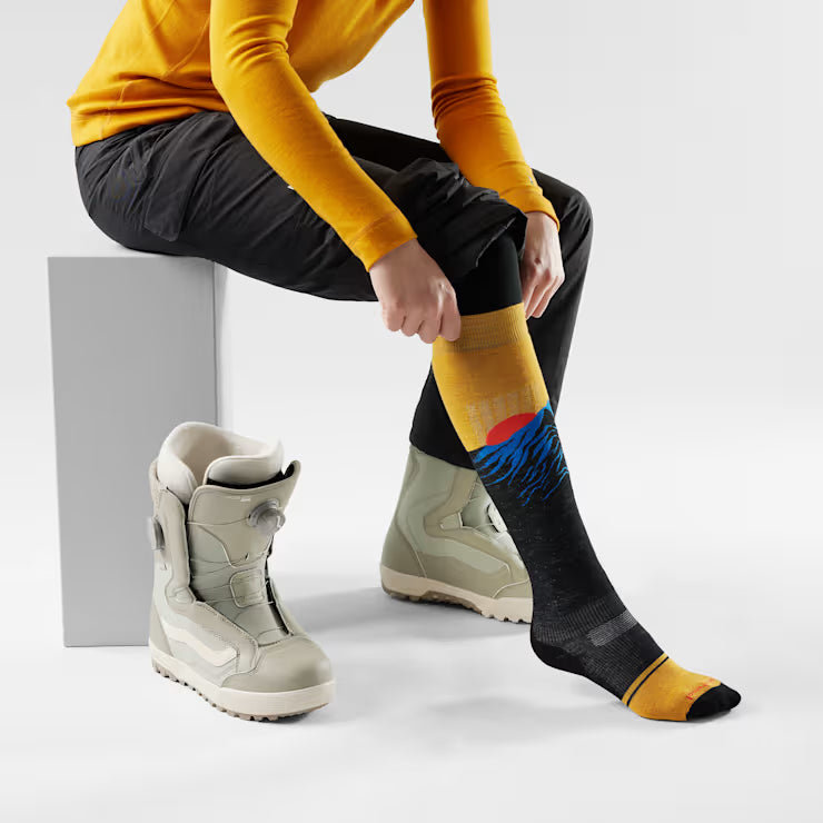 Smartwool Merino Socks Women's Snowboard Valley Sunset Over The Calf Socks - Image 2