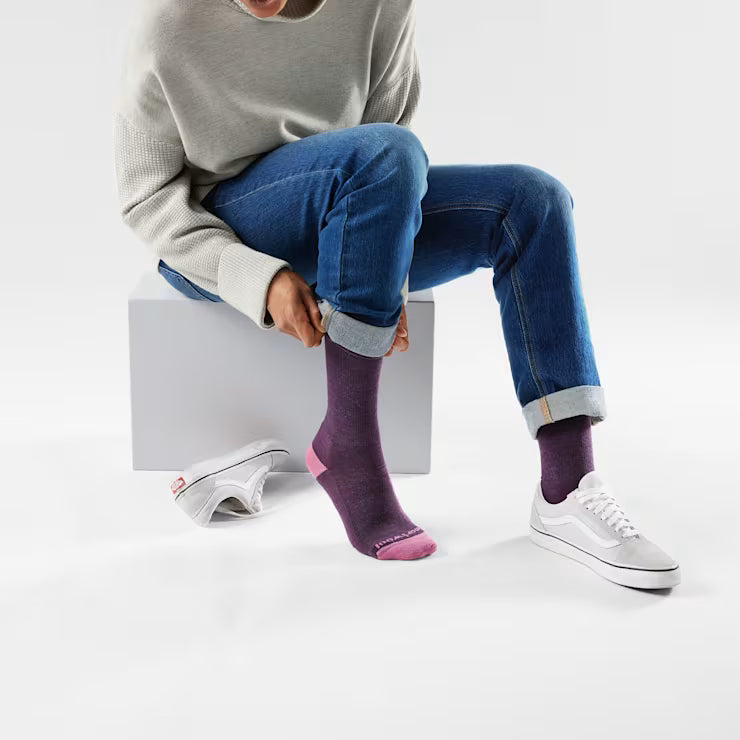 Smartwool Merino Socks Women's Everyday Roll Top Crew Socks - Image 2