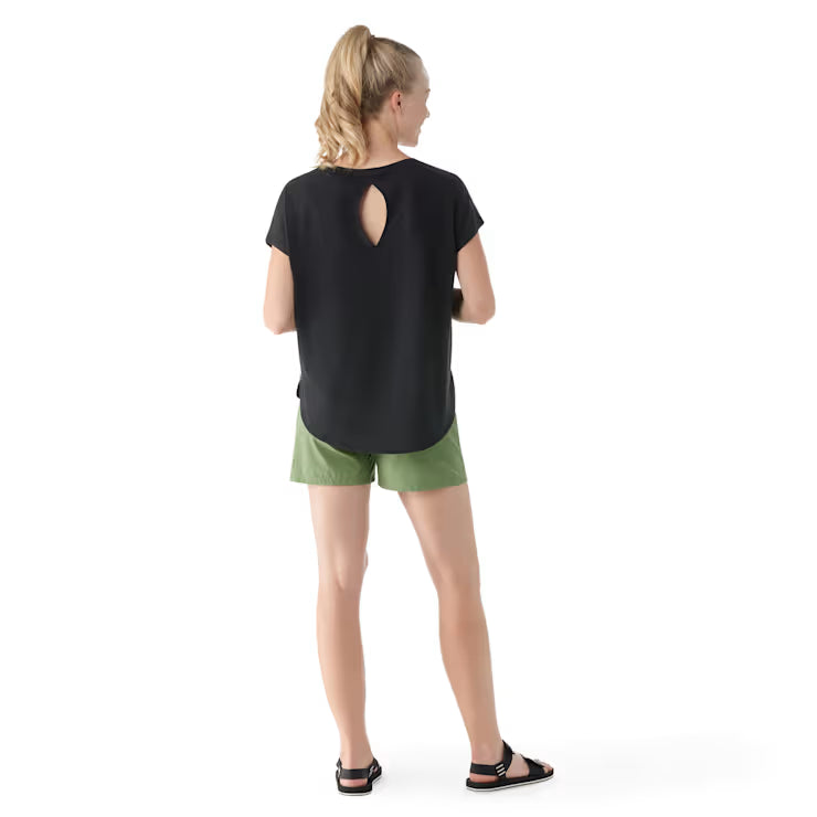 Smartwool Merino Socks Women's Short Sleeve Swing Top - Image 2