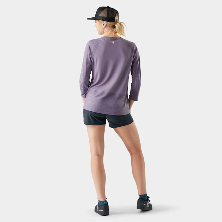 Smartwool Merino Socks Women's Mountain Bike 3/4 Sleeve Jersey - Image 2