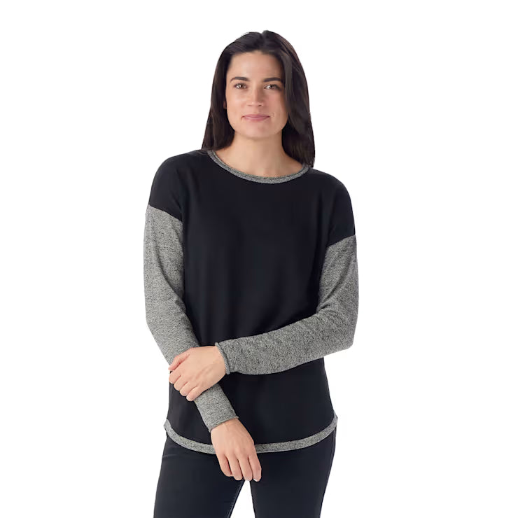 Smartwool Merino Socks Women's Shadow Pine Colorblock Crew Sweater