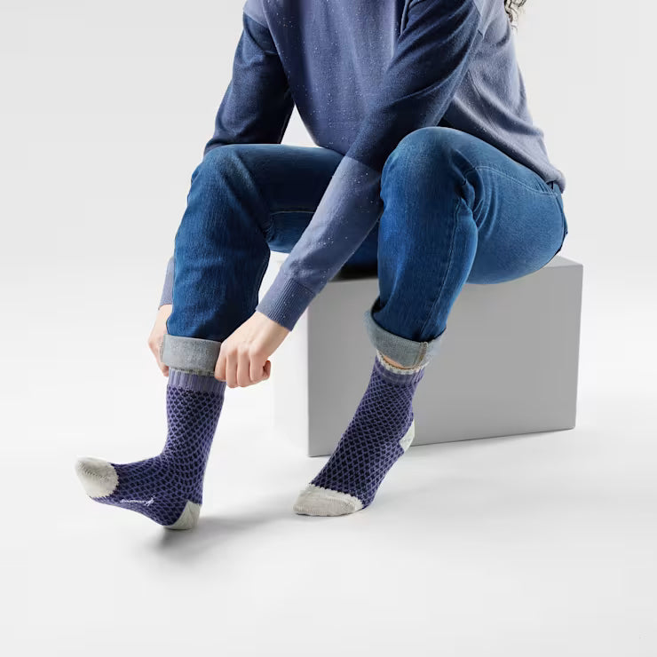 Smartwool Merino Socks Women's Everyday Cozy Popcorn Polka Dot Crew Socks - Image 2
