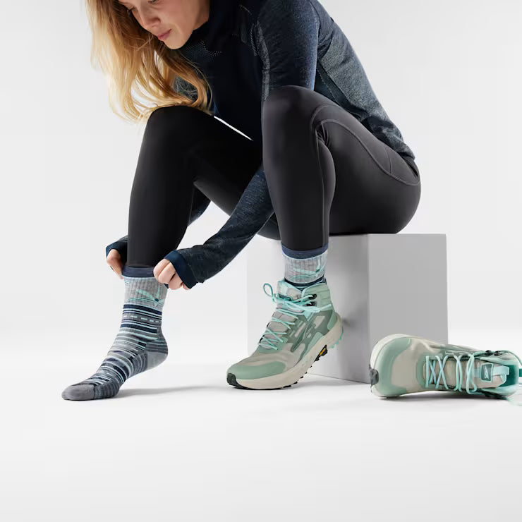 Smartwool Merino Socks Women's Hike Dragon Stitch Mid Crew Socks - Image 2