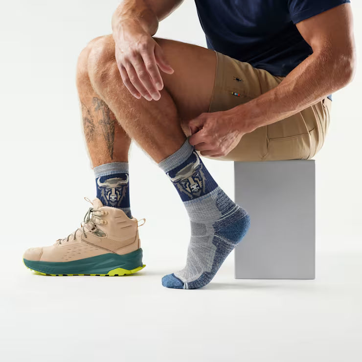 Smartwool Merino Socks Hike Bison Crew Socks - Image 2