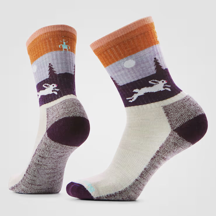 Smartwool Merino Socks Everyday Hare Chase Crew Socks