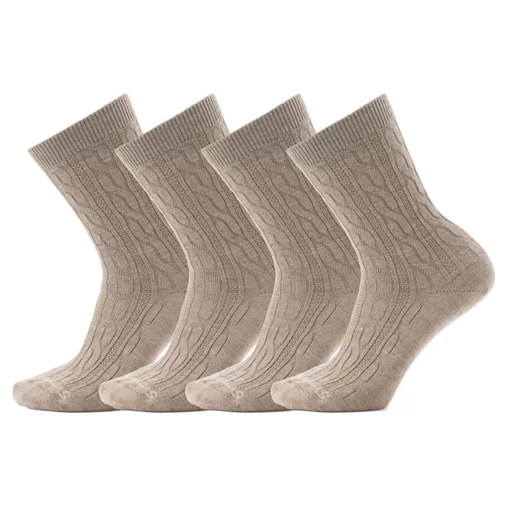 Smartwool Merino Socks Everyday Cable Crew Socks 4-pack